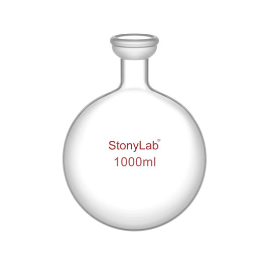 Round Bottom Rotary Evaporator Collection Flask, 35/20 Spherical Joint Flasks-Round Bottom-1 Neck