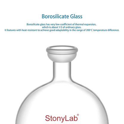 Rotating Collection Flask Rotary Evaporator Collection Flask 35/20 Joint 500–2000ml | StonyLab