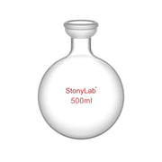Comprehensive product view and setup components for StonyLab Round Bottom Rotary Evaporator Collection Flask