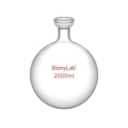 Comprehensive product view and setup components for StonyLab Round Bottom Rotary Evaporator Collection Flask
