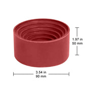 Close-up view showing the precise design and material of StonyLab Rubber Flask Stand