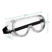 Close-up view showing the precise design and material of StonyLab Safety Goggles