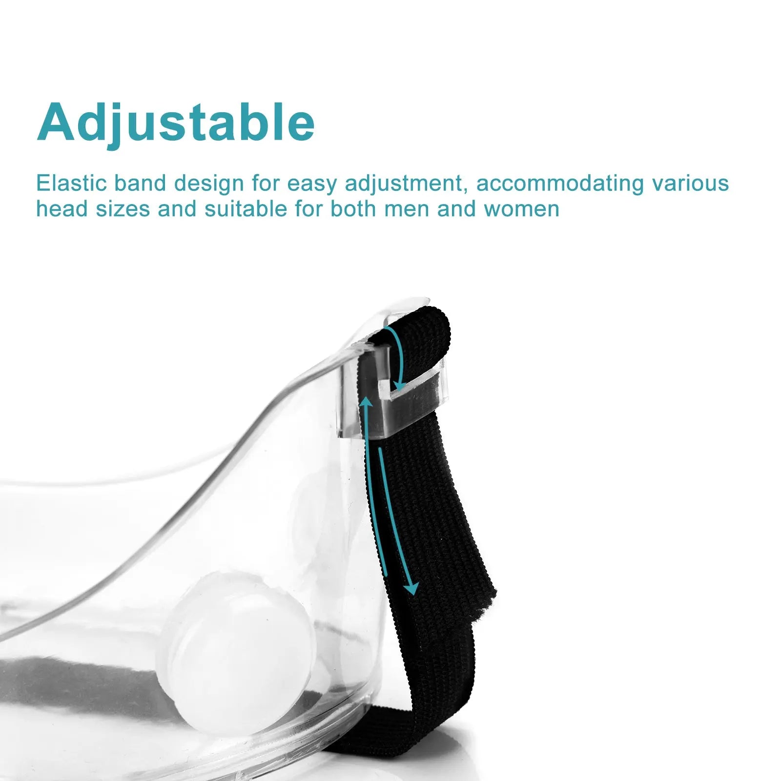 Side view and dimensional layout of the durable StonyLab Safety Goggles