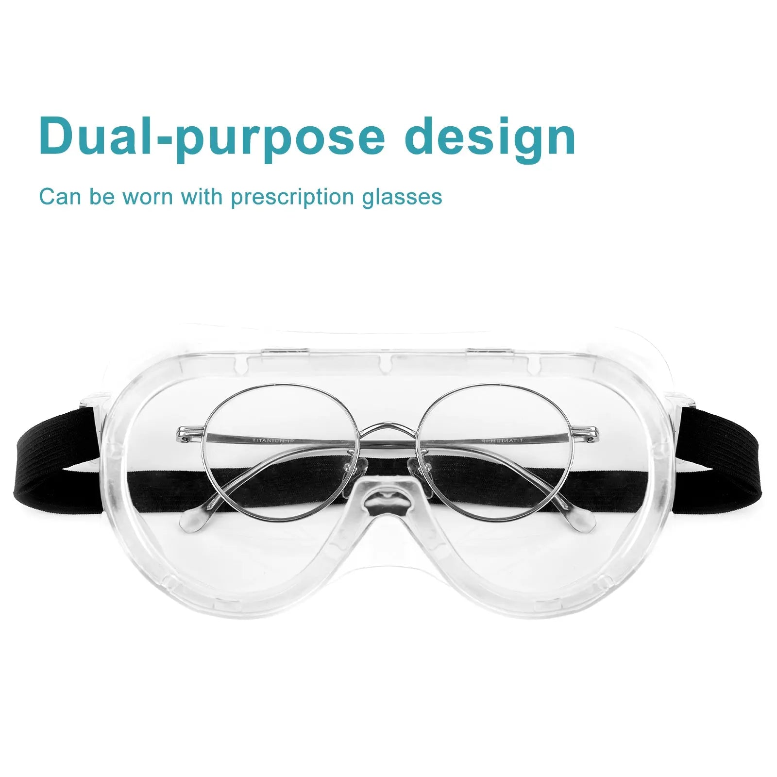 StonyLab Safety Goggles heavy duty chemical processing configuration