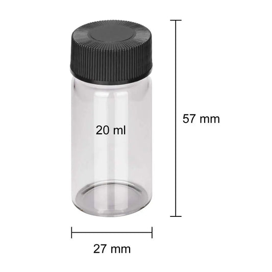 Sample Vials, 20 ml, 20 Pack Tubes & Vials