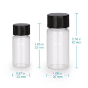 Close-up view showing the precise design and material of StonyLab Sampling Vials with Screw Cap