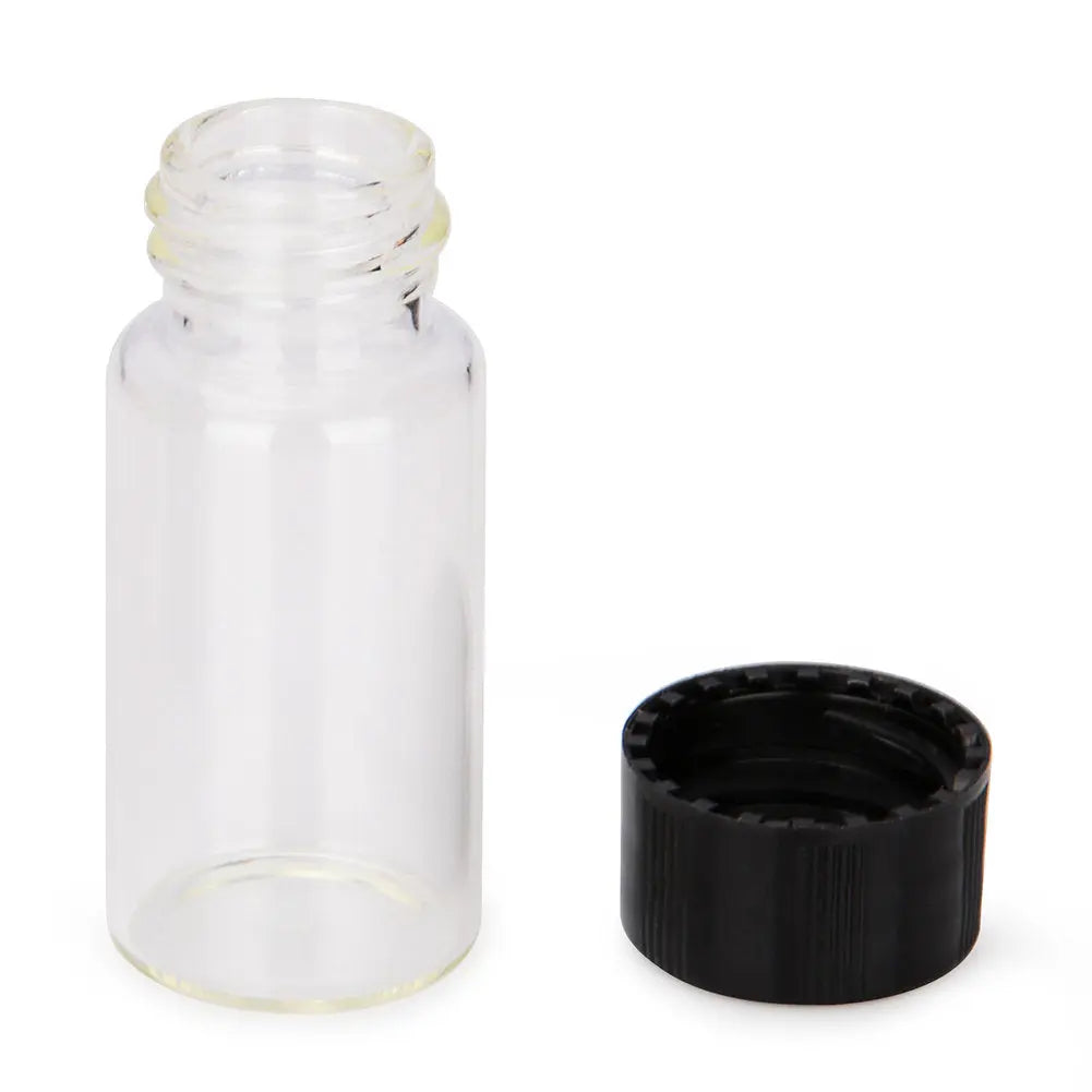 Side view and dimensional layout of the durable StonyLab Sampling Vials with Screw Cap