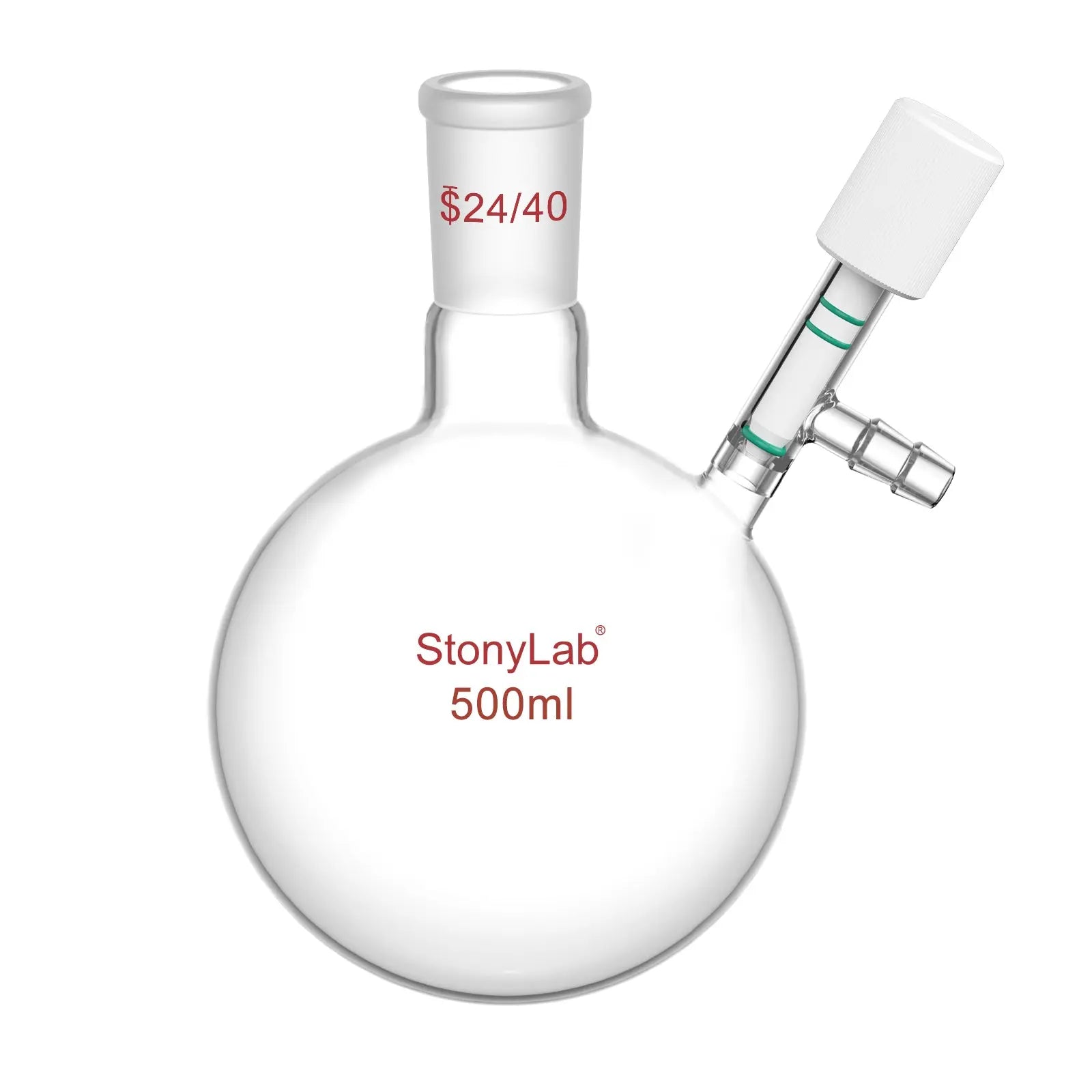 Schlenk Flask, 24/40 Joint, 500/1000 ml Flasks-Round Bottom-1 Neck