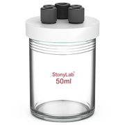 Comprehensive product view and setup components for StonyLab Sealed Electrolytic Cell [50-500 ml]
