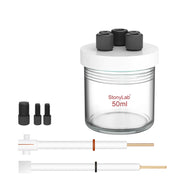 Comprehensive product view and setup components for StonyLab Sealed Electrolytic Cell with Two Electrodes [50-100 ml]
