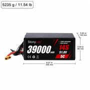 Comprehensive product view and setup components for StonyLab Semi-Solid State Industrial UAV Battery Pack