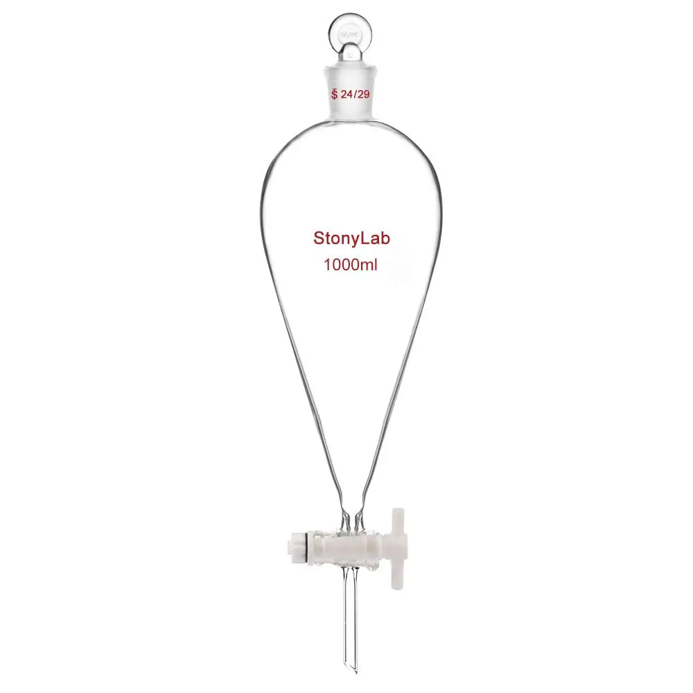 StonyLab Separatory Funnel with 24 for professional laboratory applications