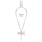Separatory Funnel with 24/29 Joint, PTFE Stopcock, 60-2000 ml Funnels-Separatory