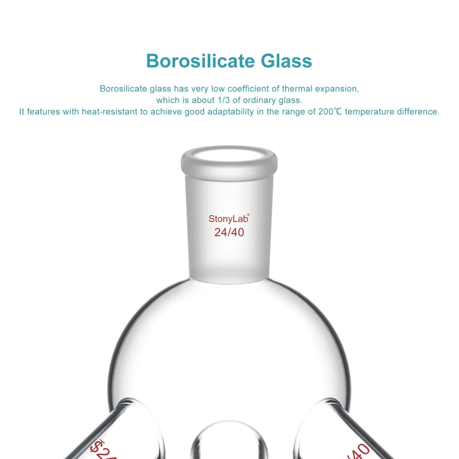 Side view and dimensional layout of the durable StonyLab Short Path Distillation Receiver