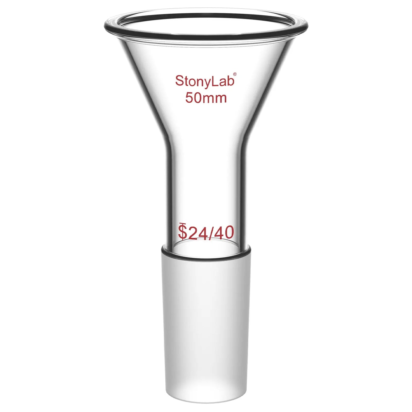 Short Stem Powder Funnel, 14/20, 19/22, 24/40 Joint Funnels-Powder Funnels