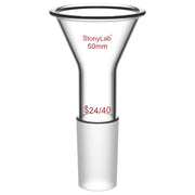 Comprehensive product view and setup components for StonyLab Short Stem Powder Funnel