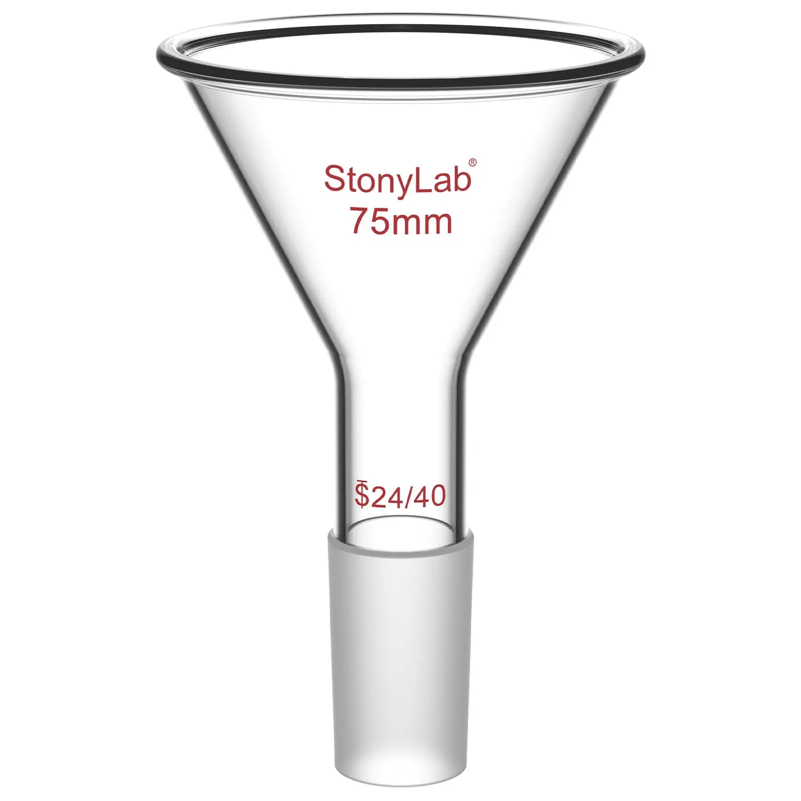 Comprehensive product view and setup components for StonyLab Short Stem Powder Funnel