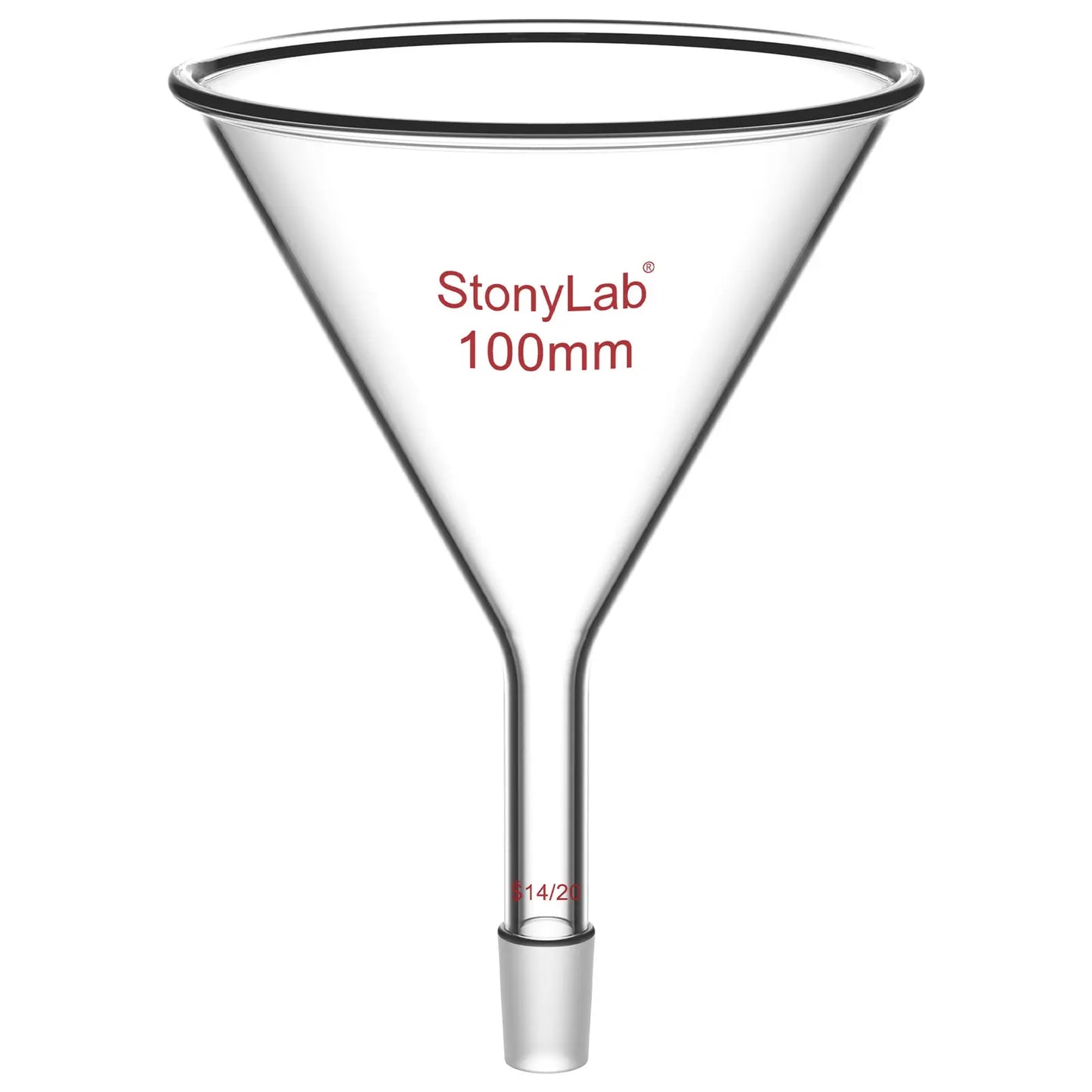 Short Stem Powder Funnel, 14/20, 19/22, 24/40 Joint Funnels-Powder Funnels