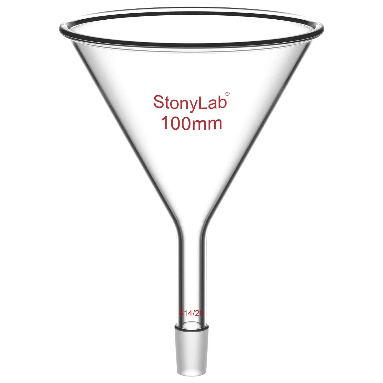 Comprehensive product view and setup components for StonyLab Short Stem Powder Funnel