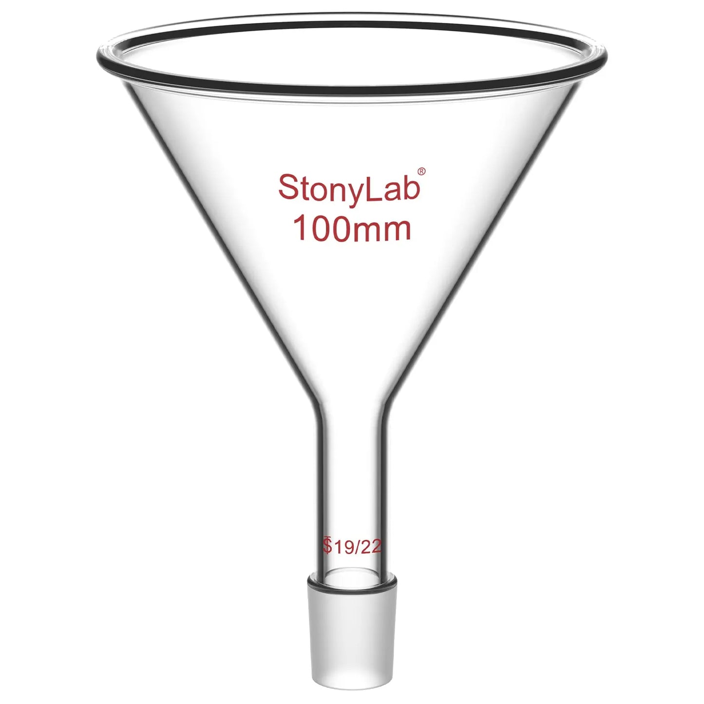 Short Stem Powder Funnel, 14/20, 19/22, 24/40 Joint Funnels-Powder Funnels