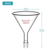 StonyLab Short Stem Powder Funnel heavy duty chemical processing configuration