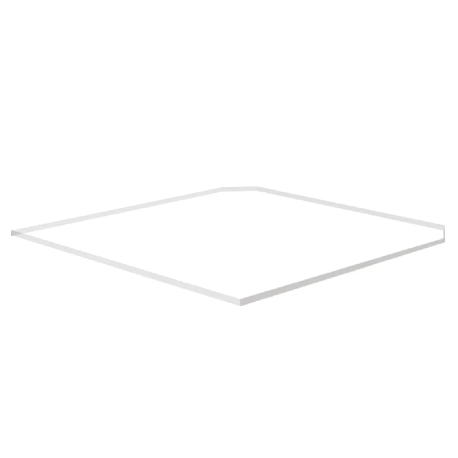 Side view and dimensional layout of the durable StonyLab SiO2 Single Crystal Substrate (Optical Grade)