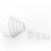 Side view and dimensional layout of the durable StonyLab Silicone Filter Adapter Cones
