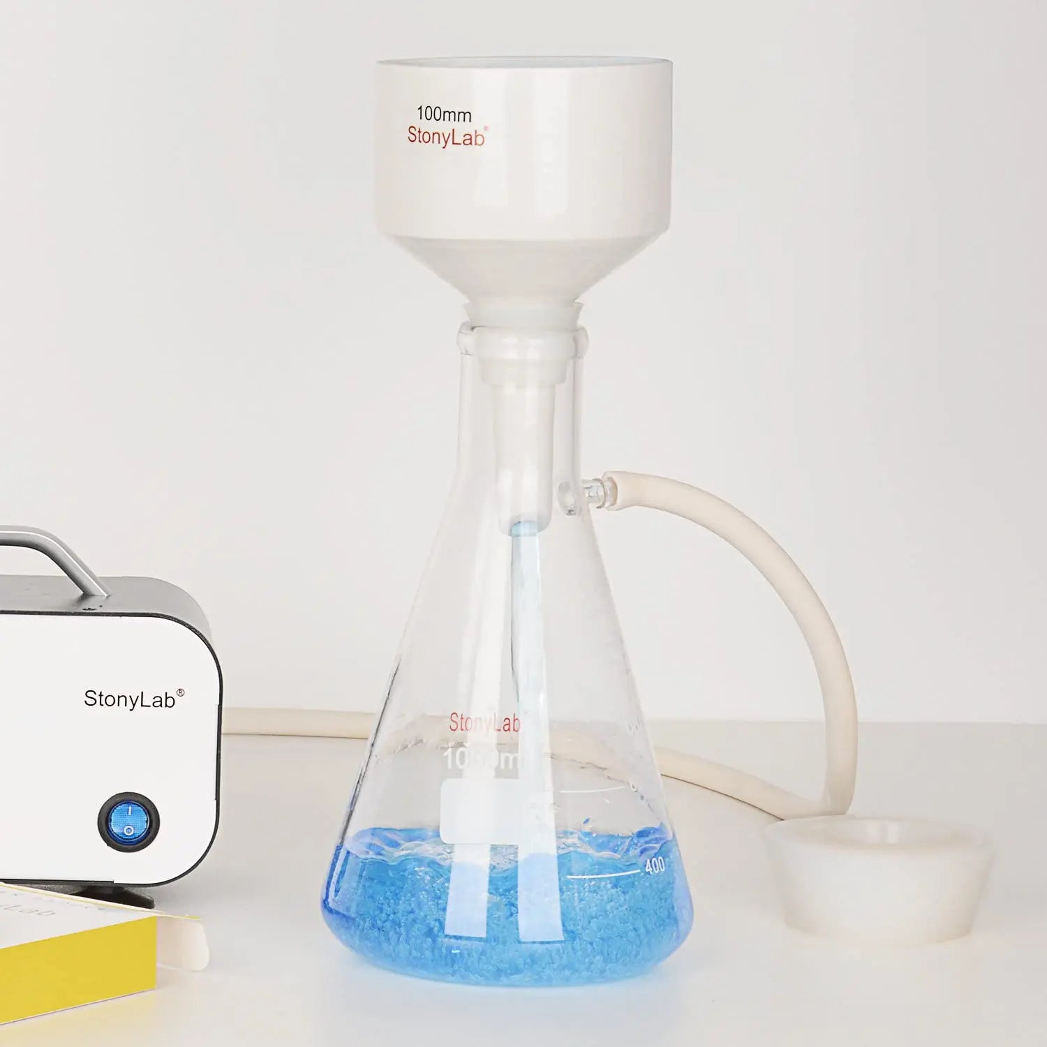 StonyLab Silicone Filter Adapter Cones heavy duty chemical processing configuration