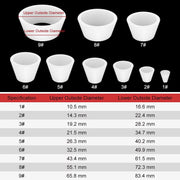 Detailed structural assembly component for StonyLab Silicone Filter Adapter Cones