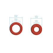 Close-up view showing the precise design and material of StonyLab Silicone Seal Rings