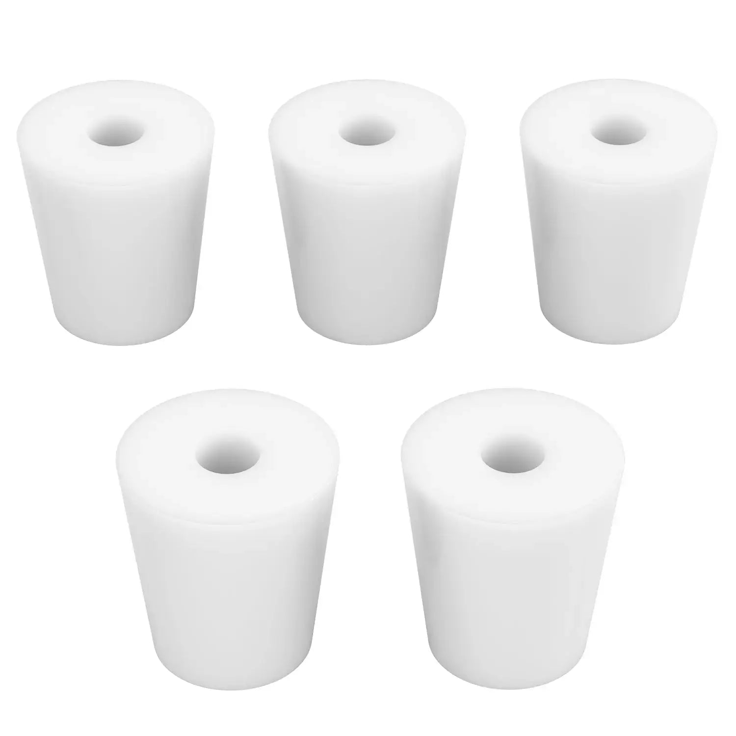 Comprehensive product view and setup components for StonyLab Silicone Stopper Single-Hole Feedthrough for Tubing & Probes