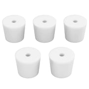 Comprehensive product view and setup components for StonyLab Silicone Stopper Single-Hole Feedthrough for Tubing & Probes