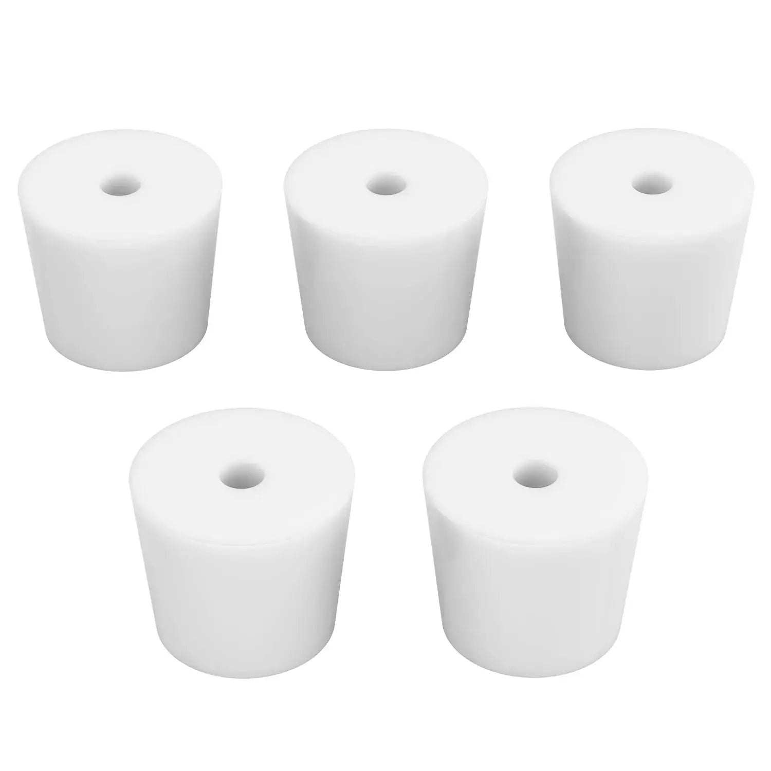 Comprehensive product view and setup components for StonyLab Silicone Stopper Single-Hole Feedthrough for Tubing & Probes