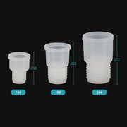 Close-up view showing the precise design and material of StonyLab Silicone Stoppers