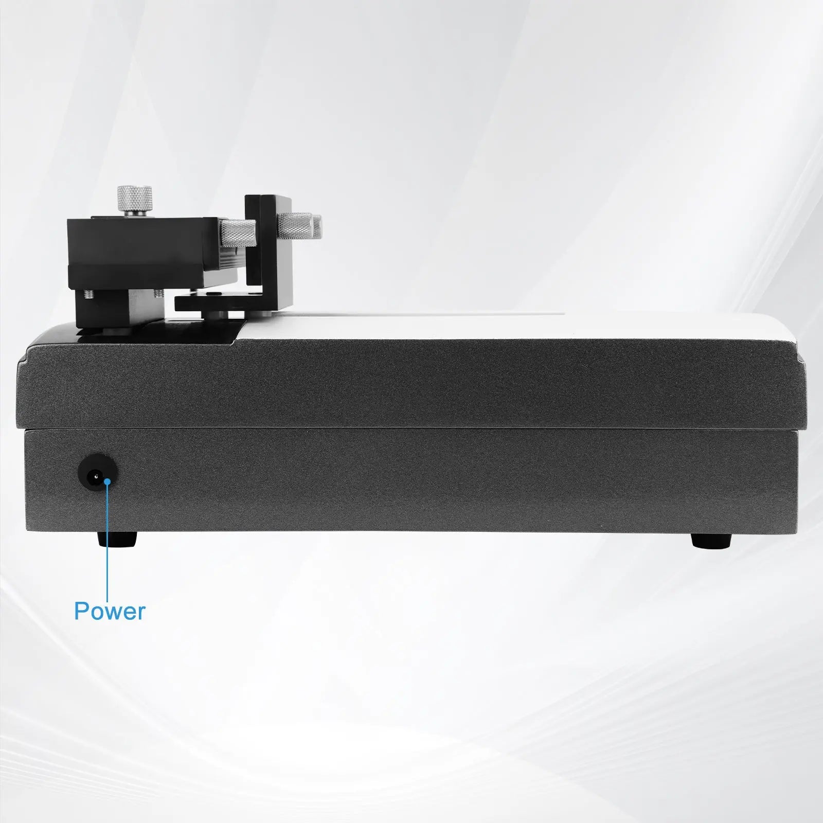 Internal heating chamber and shelving configuration of StonyLab Single-Channel Syringe Pump for 5 ul - 150 ml Syringes