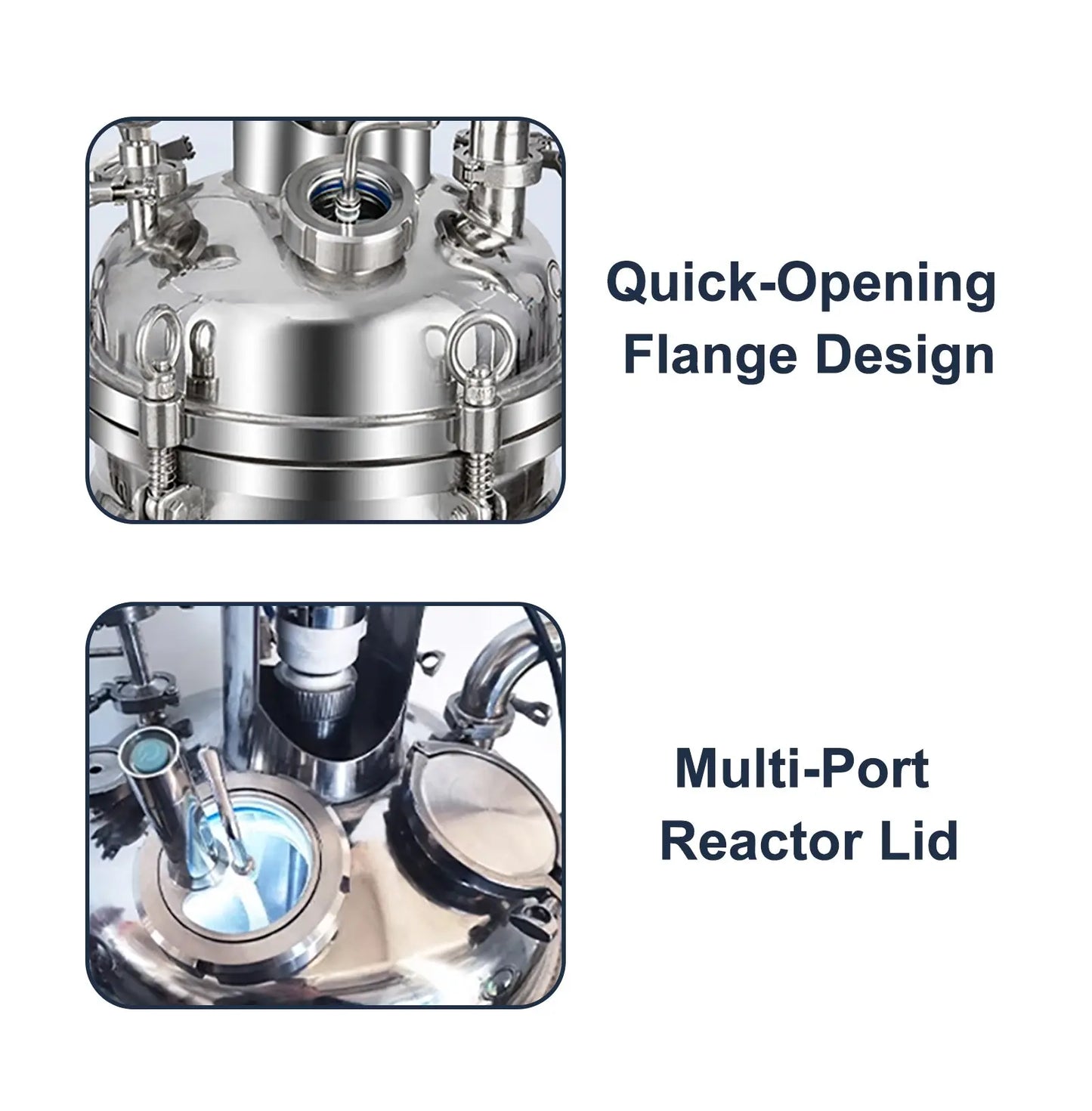 Single-Jacketed Stainless Steel Reactor Stainless Steel Reactor-1L