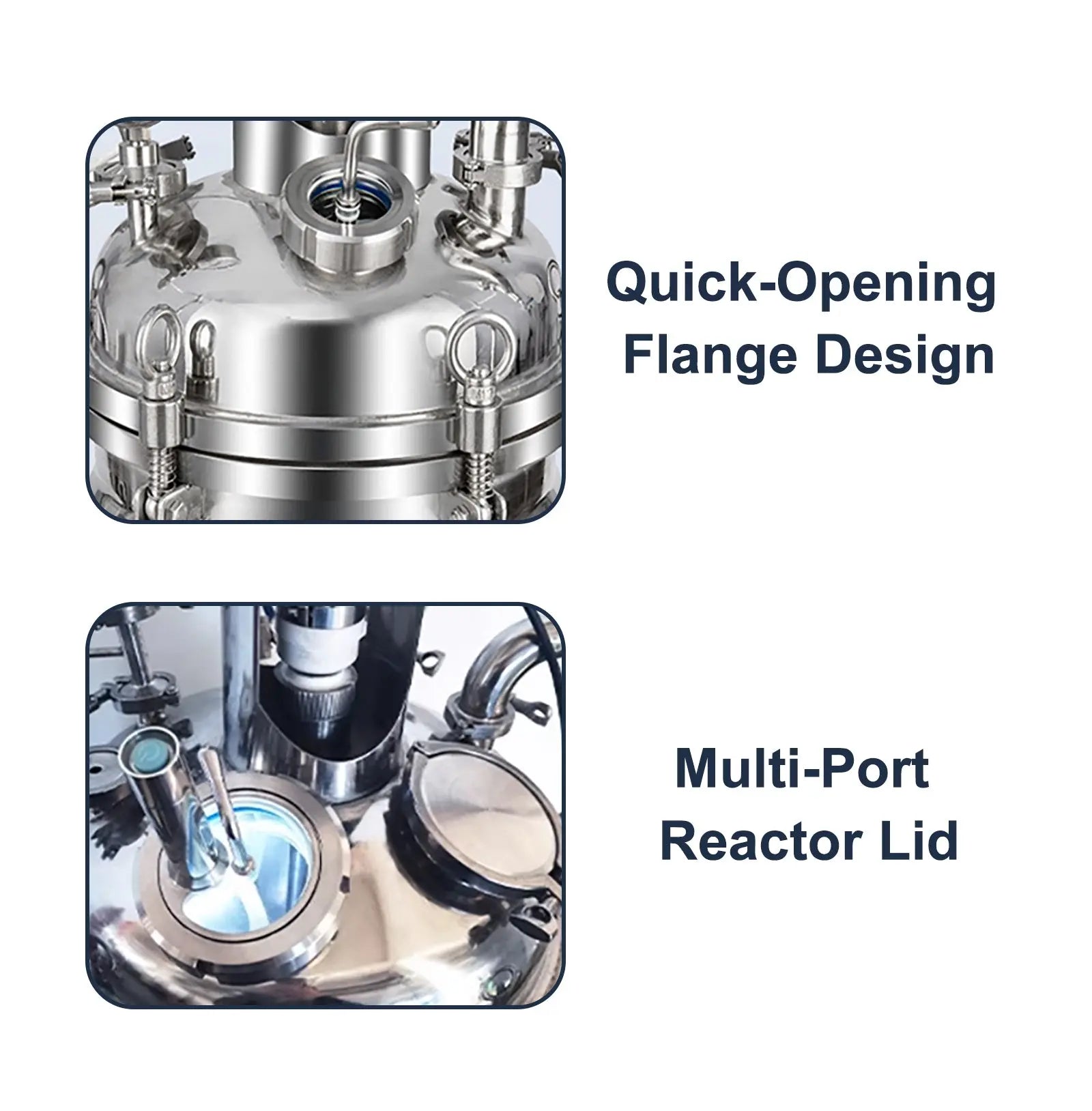 Single-Jacketed Stainless Steel Reactor Stainless Steel Reactor-1L