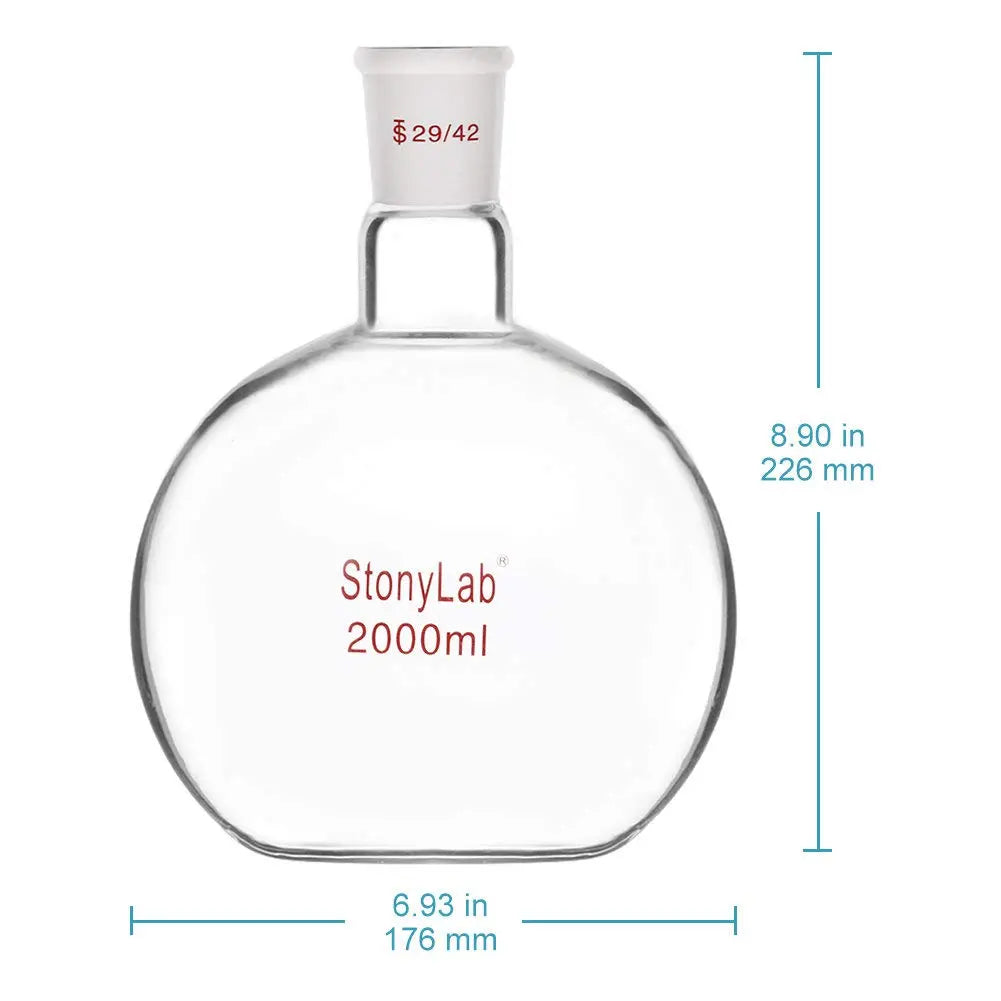 Single Neck Flat Bottom Flask Flasks - Flat Bottom