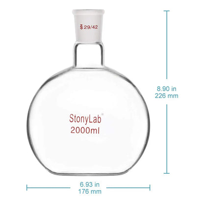 Single Neck Flat Bottom Flask Flasks - Flat Bottom