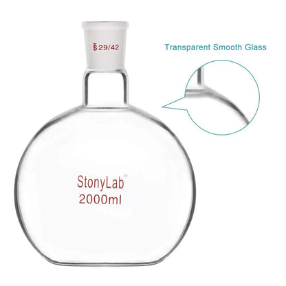 Single Neck Flat Bottom Flask Flasks - Flat Bottom