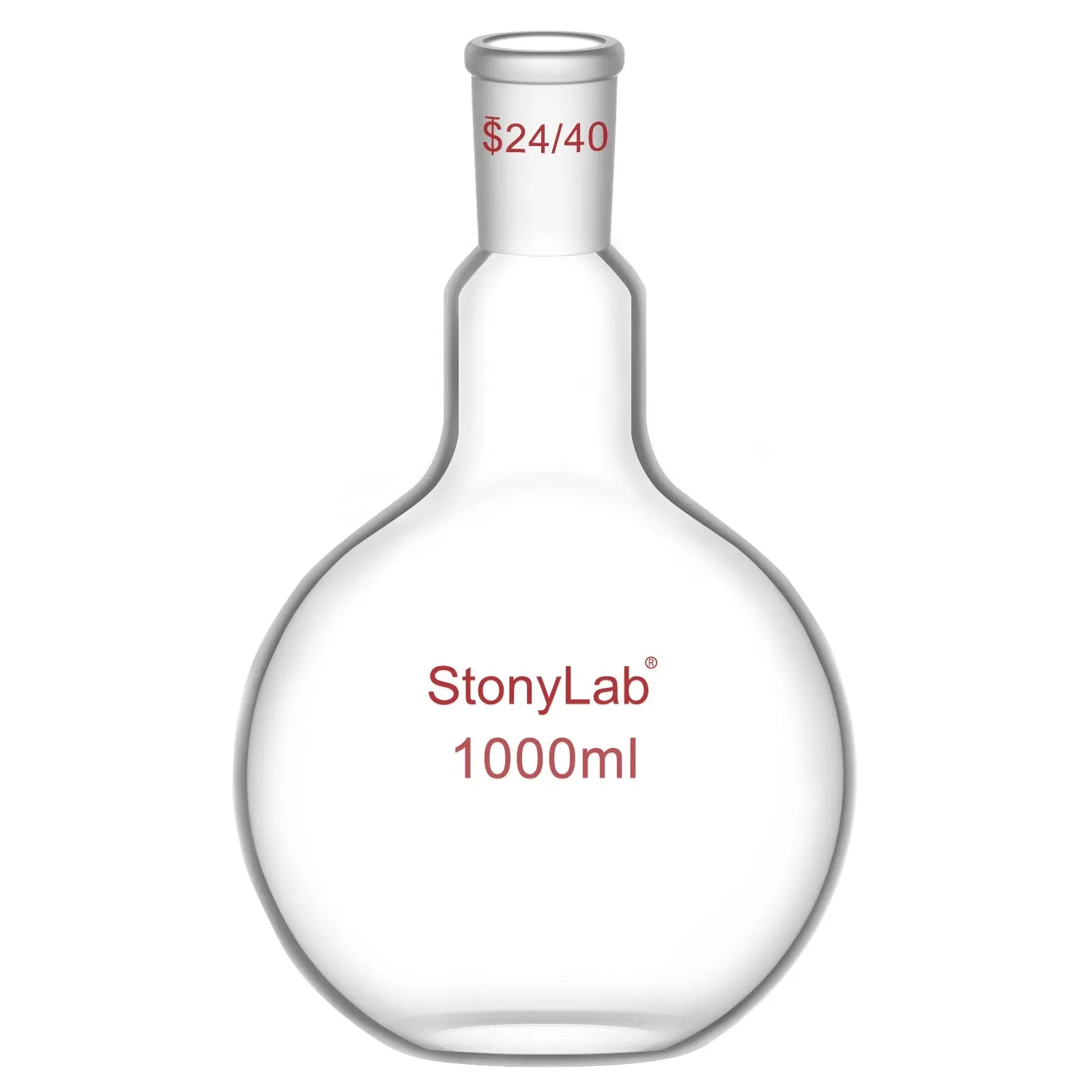 StonyLab Single Neck Flat Bottom Flask for professional laboratory applications