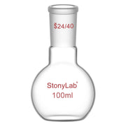Comprehensive product view and setup components for StonyLab Single Neck Flat Bottom Flask