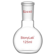 Comprehensive product view and setup components for StonyLab Single Neck Flat Bottom Flask