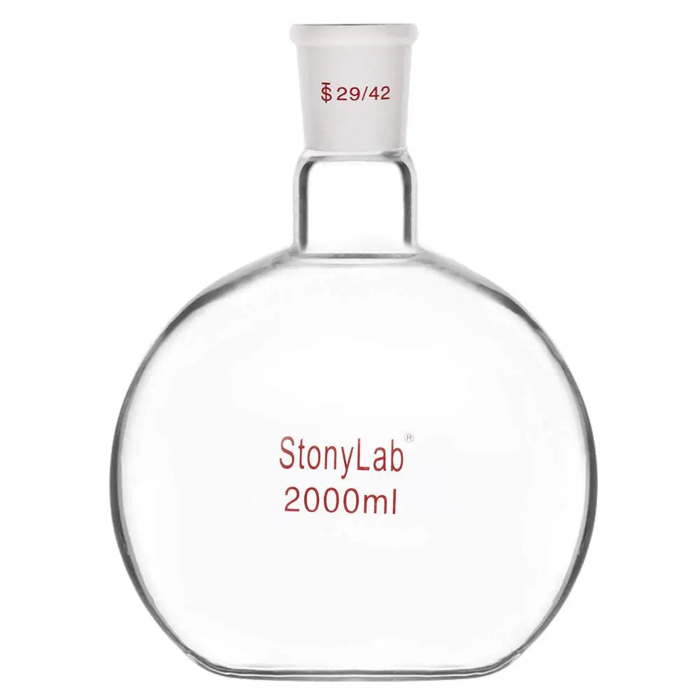 Single Neck Flat Bottom Flask, 29/42 Joint, 1000-2000 ml Flasks-Flat Bottom 2000 ml