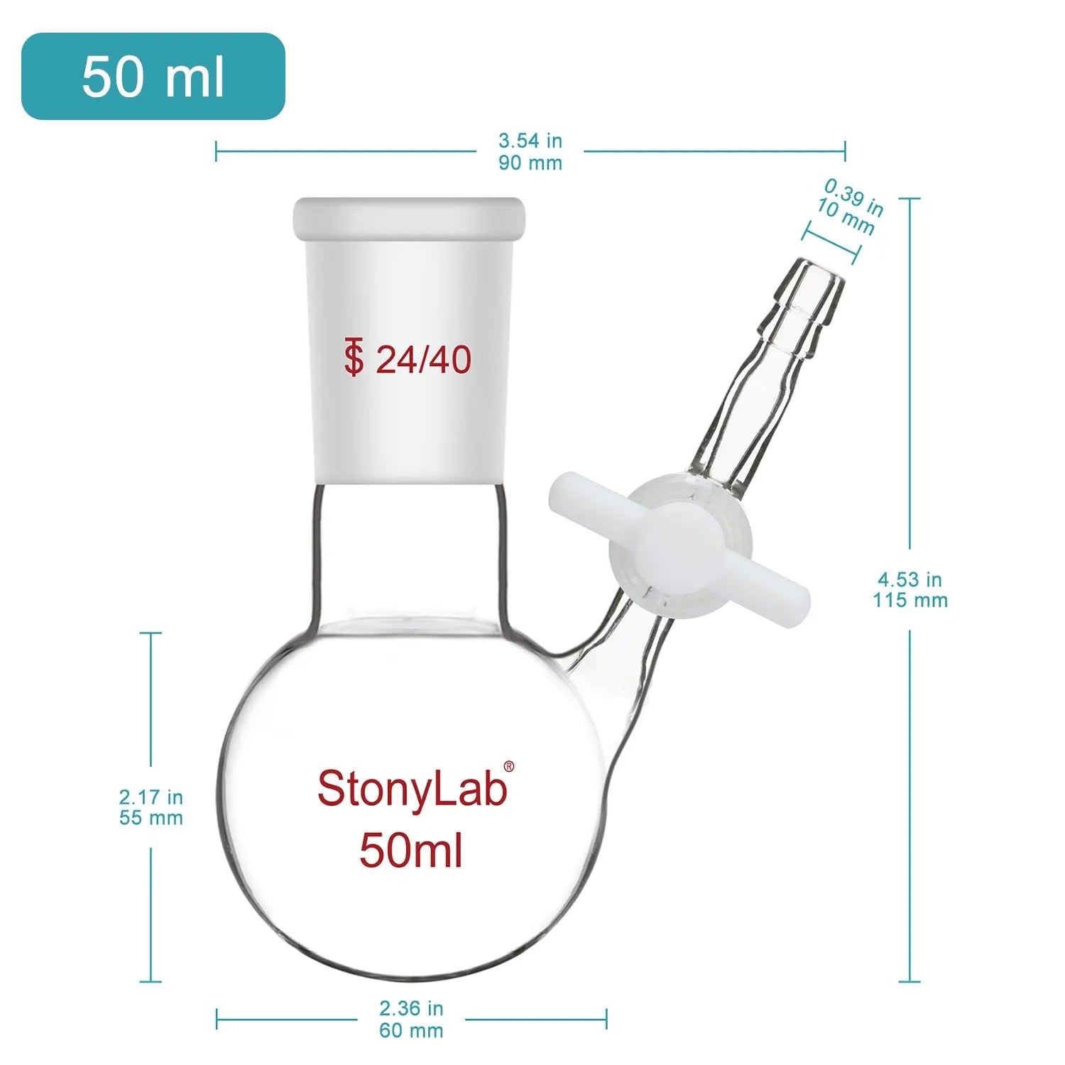 Single-Neck Reaction Flask, 50-1000ml Flasks - Round Bottom