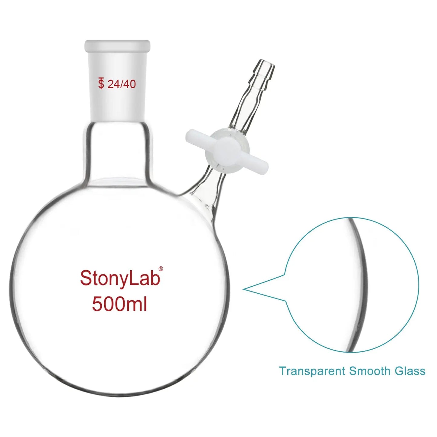 Single-Neck Reaction Flask, 50-1000ml Flasks - Round Bottom