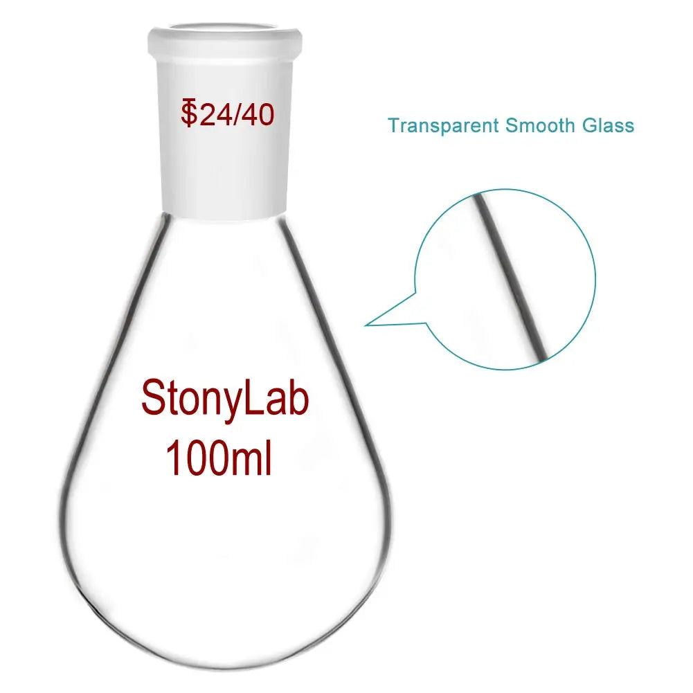Detailed structural assembly component for StonyLab Single Neck Recovery Flask
