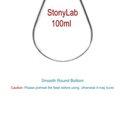 Alternative angle showing underlying build quality of StonyLab Single Neck Recovery Flask