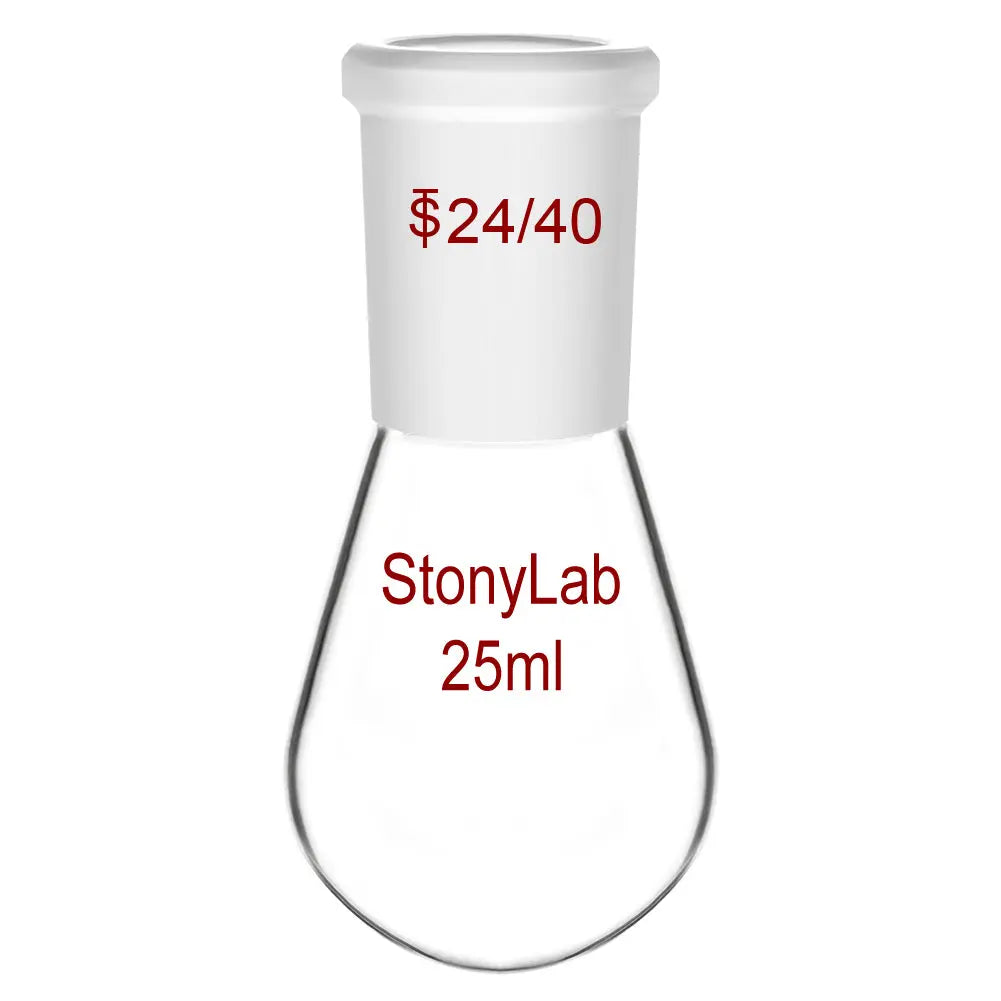 Glass Single Neck Recovery Flask, Rotary Evaporator Flask - StonyLab