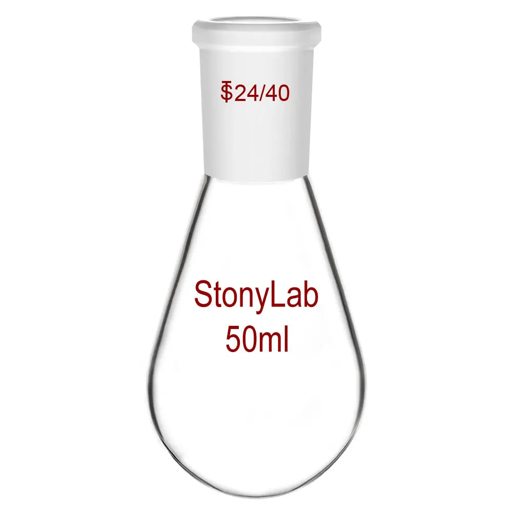 Single Neck Recovery Flask, 10-2000 ml - StonyLab Flasks - Recovery 50-ml